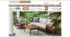 Desktop Screenshot of americanbackyard.com